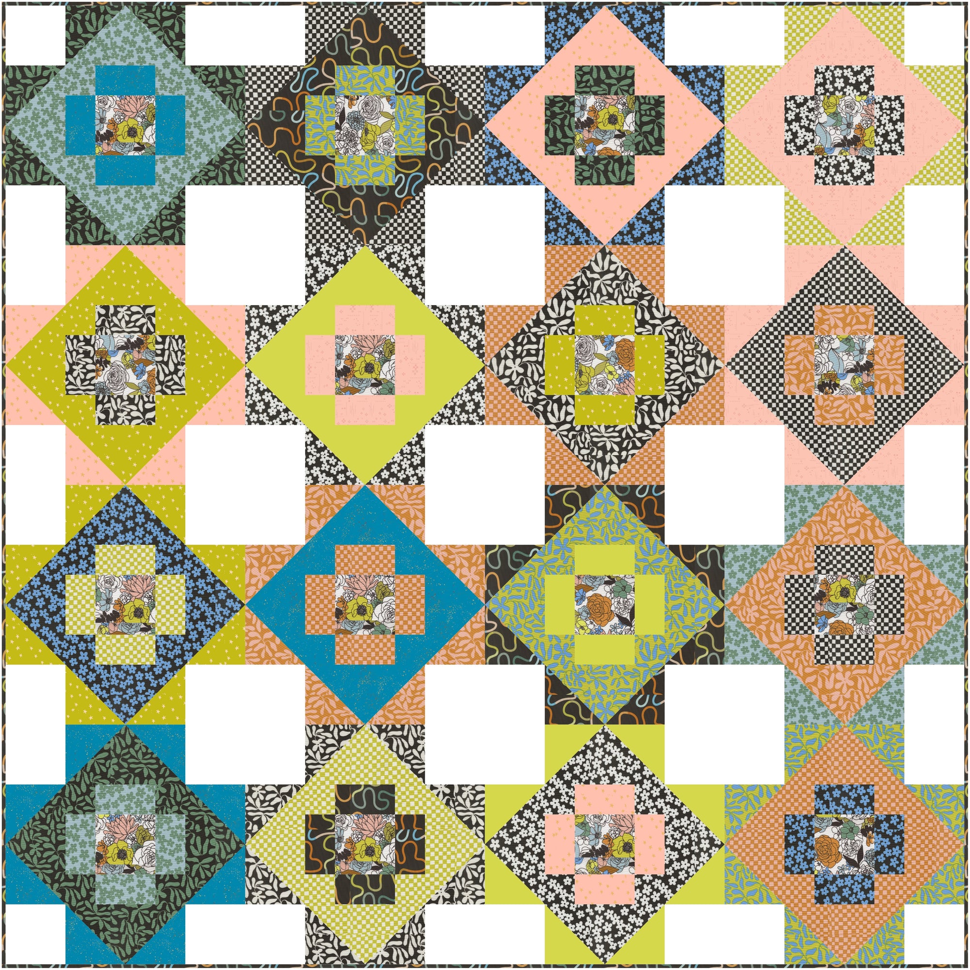 Meadowland Quilt Kit - True to Hue