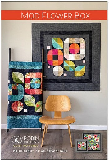 Mod Flower Box Quilt Pattern - Robin Pickens