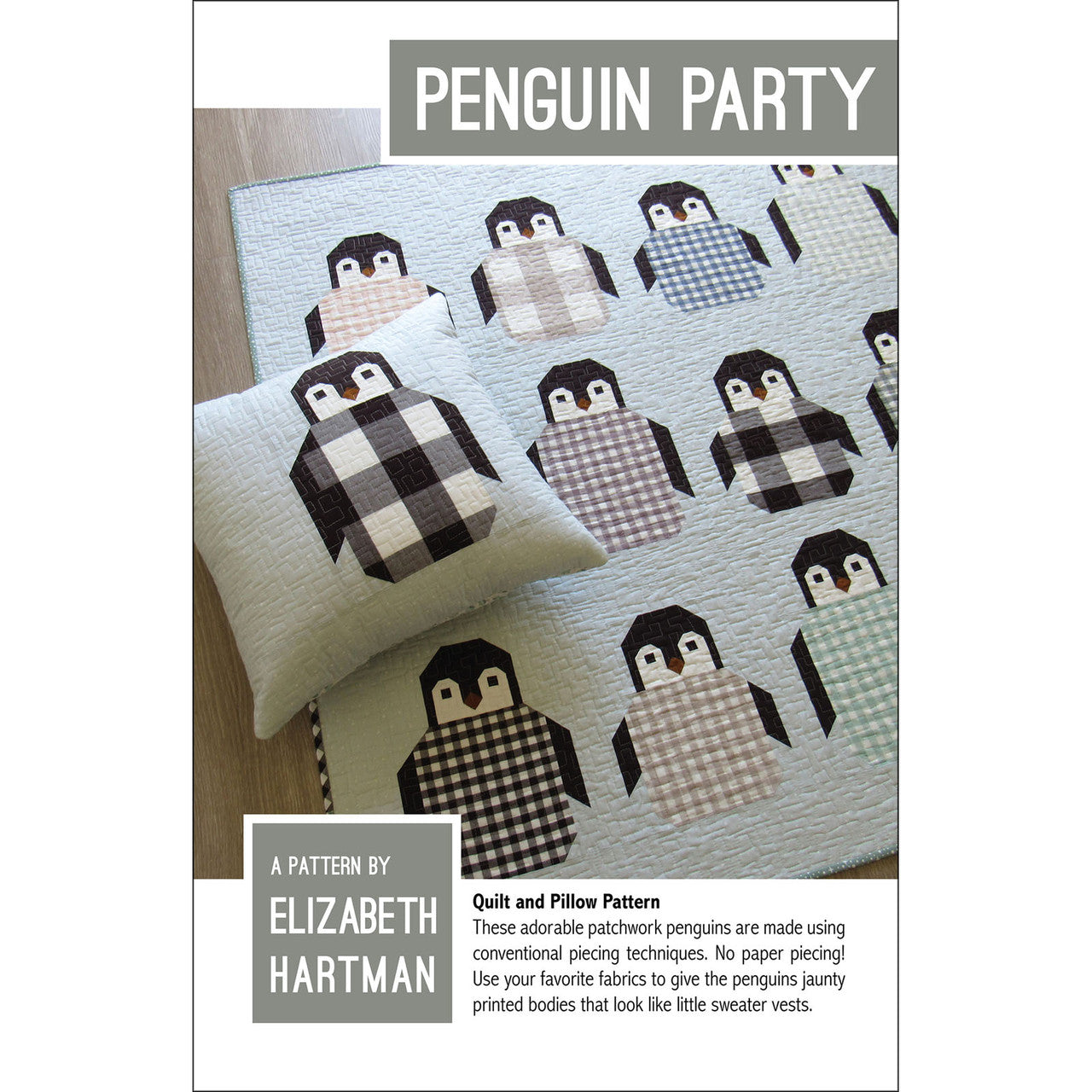 Penguin Party Quilt Pattern - Elizabeth Hartman