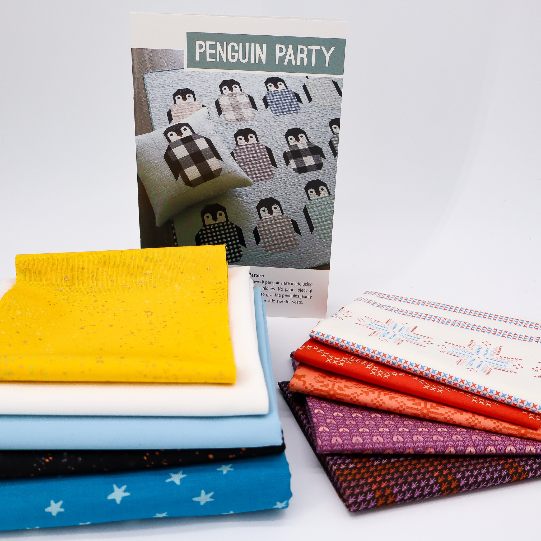 Penguin Party Quilt Kit - Fair Isle