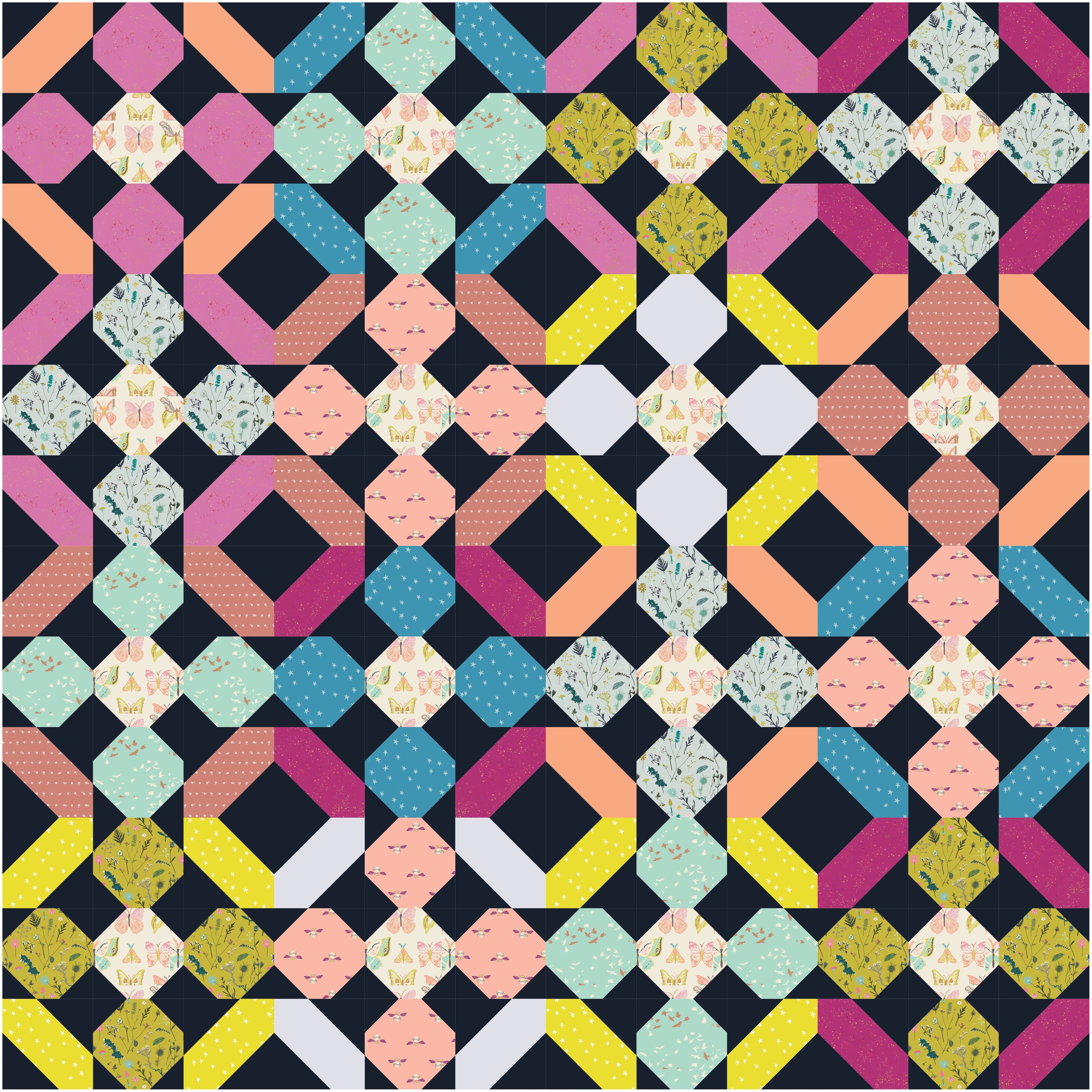 Knuffel Quilt Kit - Pollinators