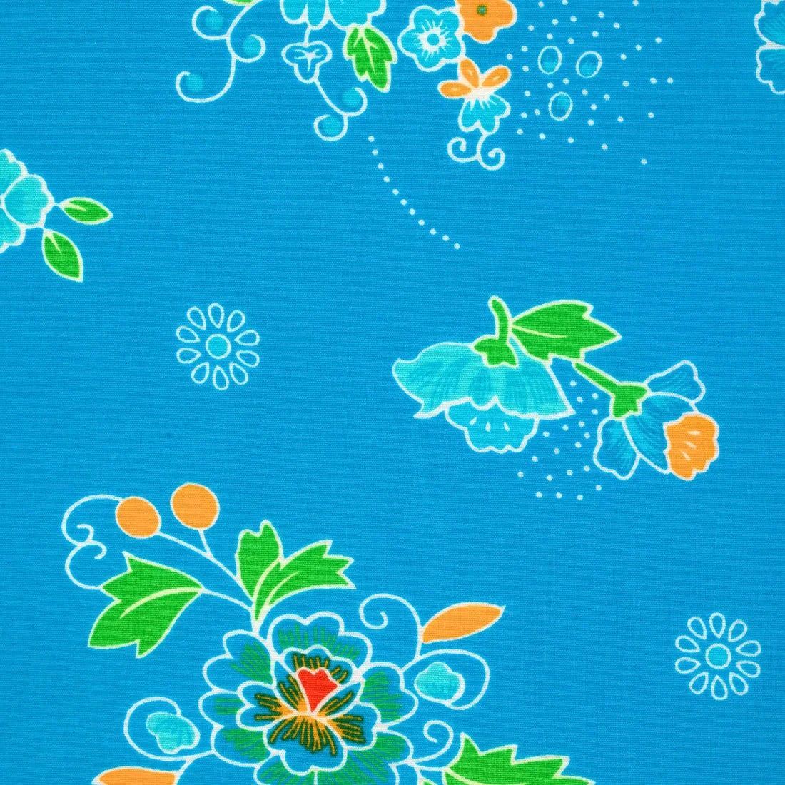 Polska - Vivid Blue - Petit Pan - Cotton POPLIN
