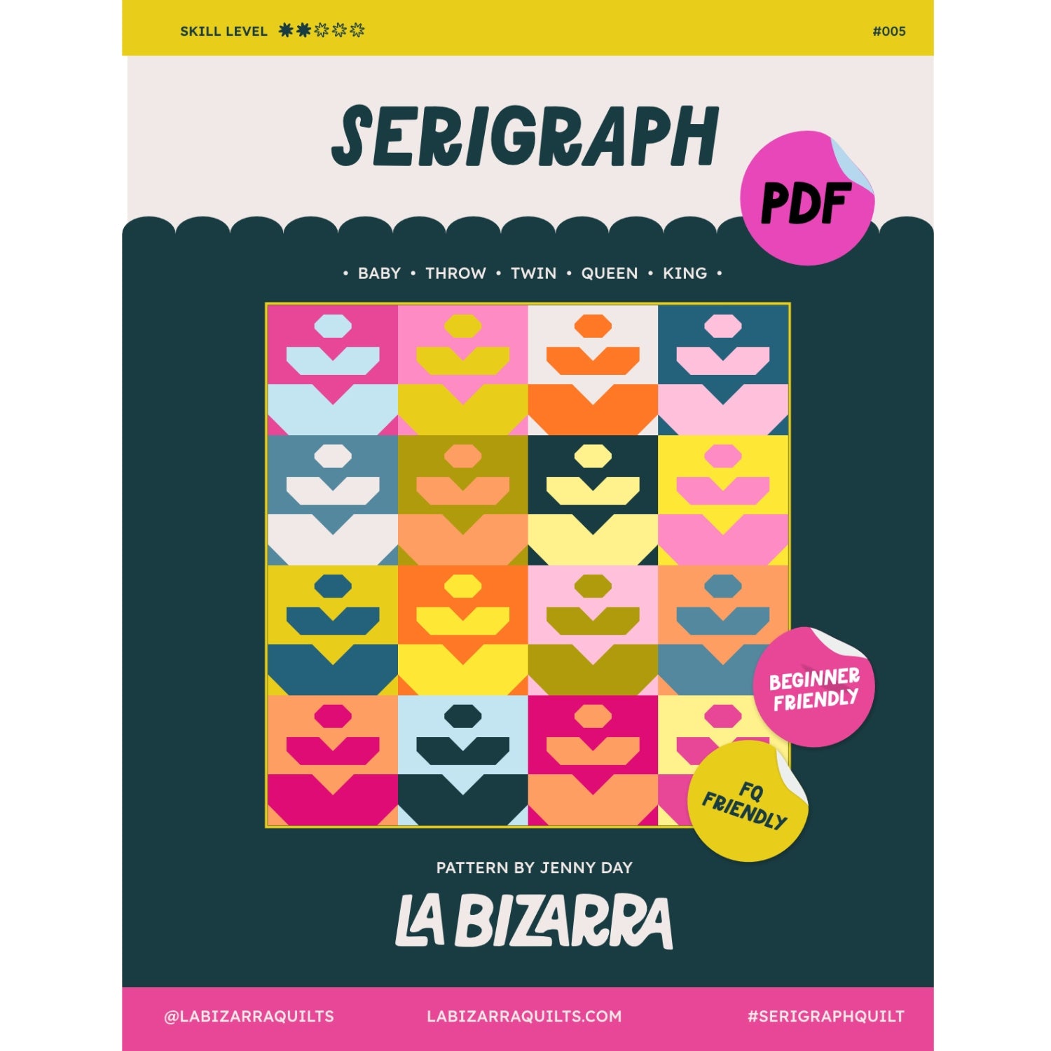 Serigraph Quilt Pattern PDF VERSION