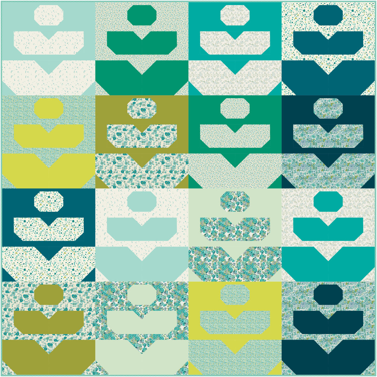 Serigraph Quilt Kit - Bloomcore