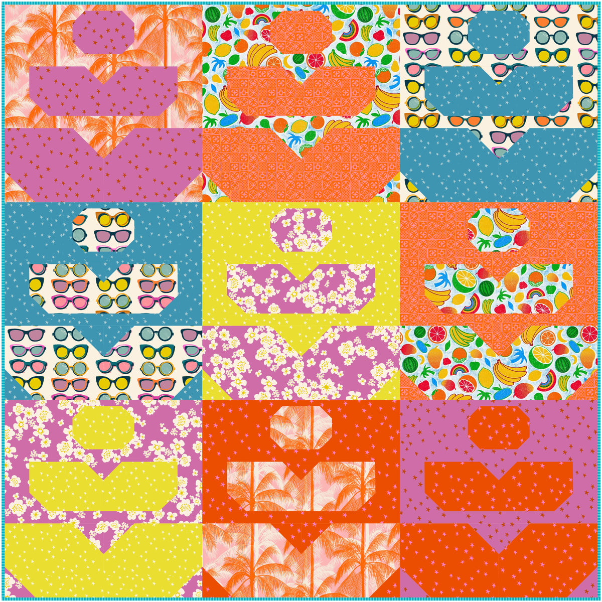 Serigraph Quilt Kit - SoCal Pop