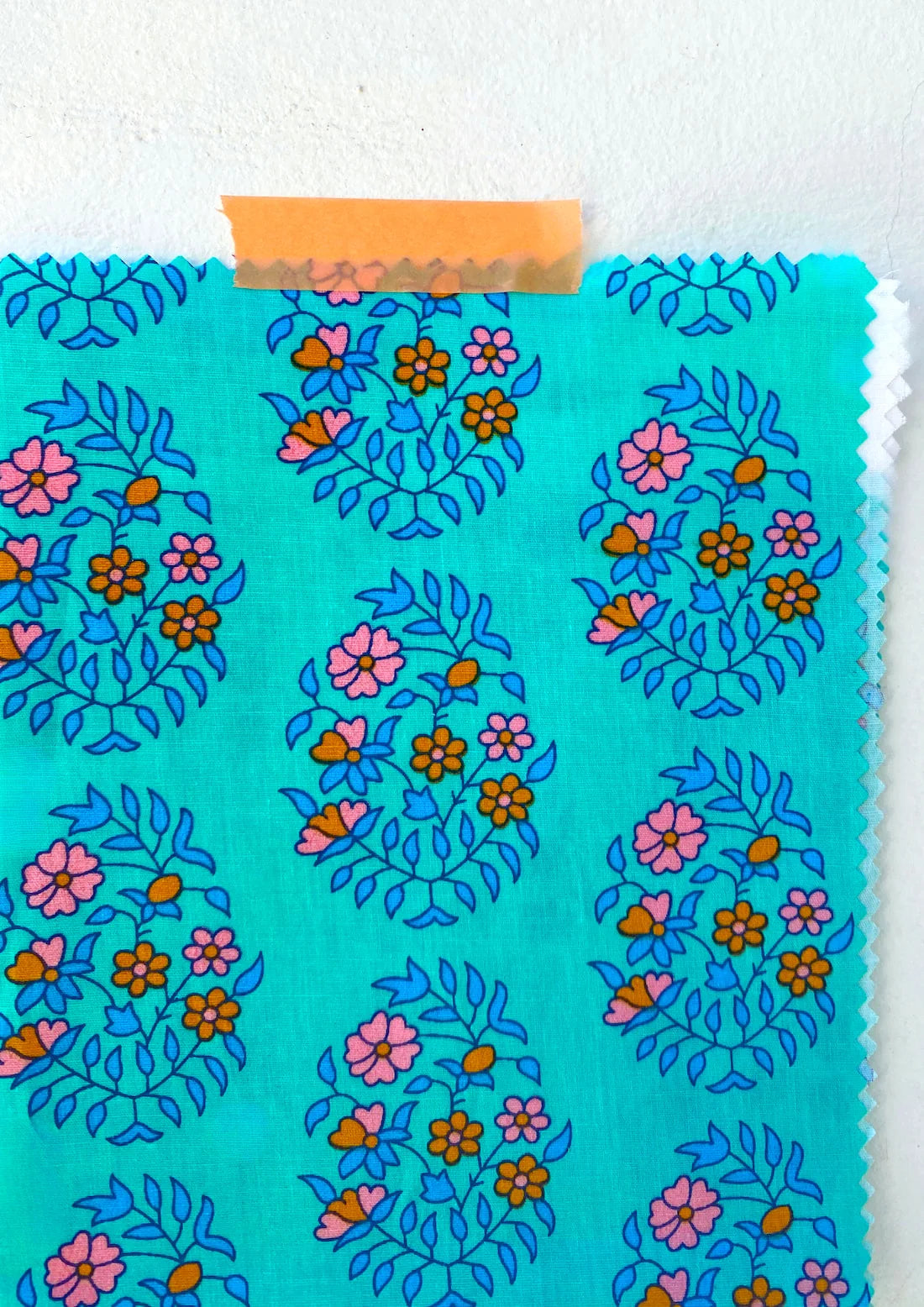 Shalin - Vert d'eau (aqua) - Petit Pan - Cotton POPLIN
