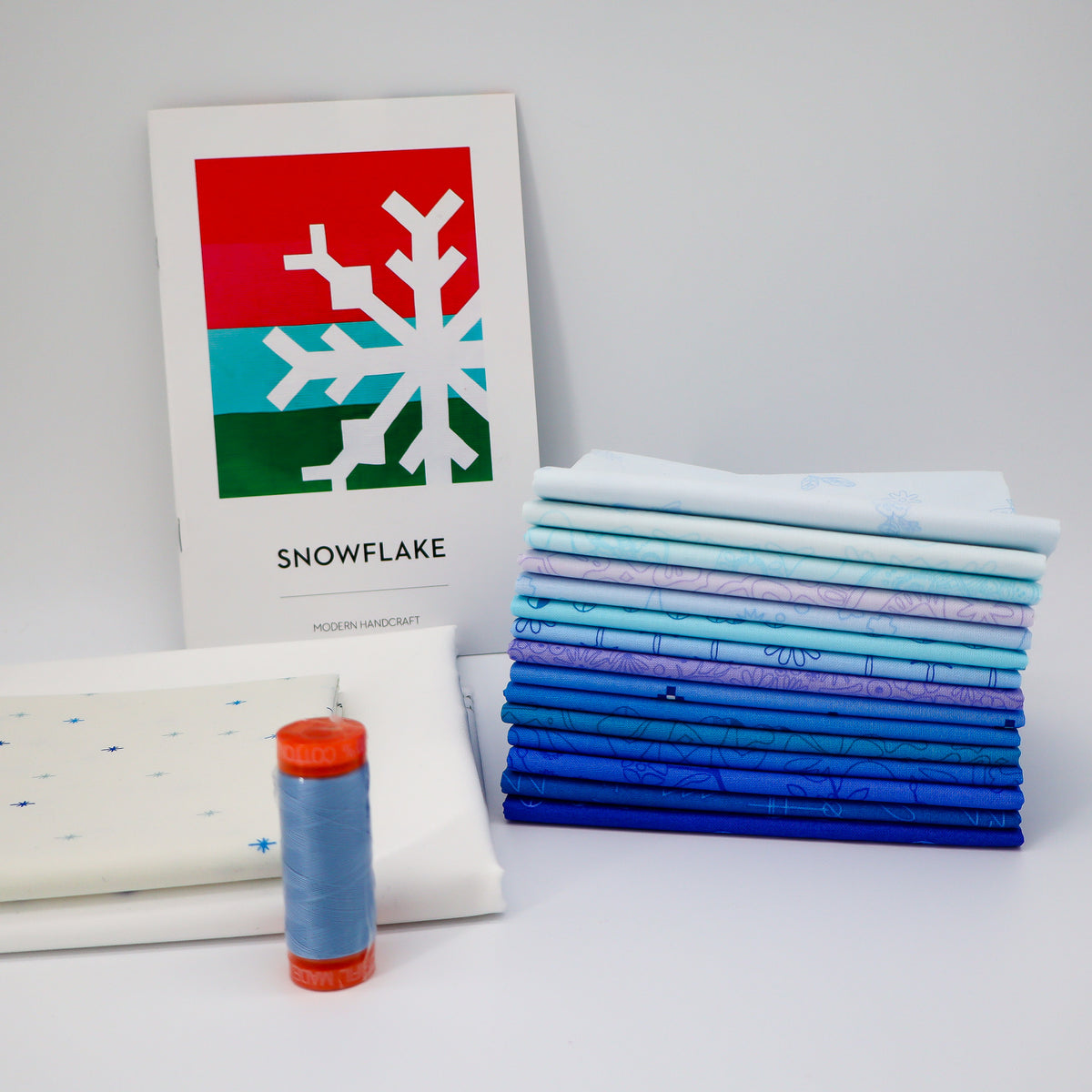 Snowflake Quilt Kit - Frosted Ombre