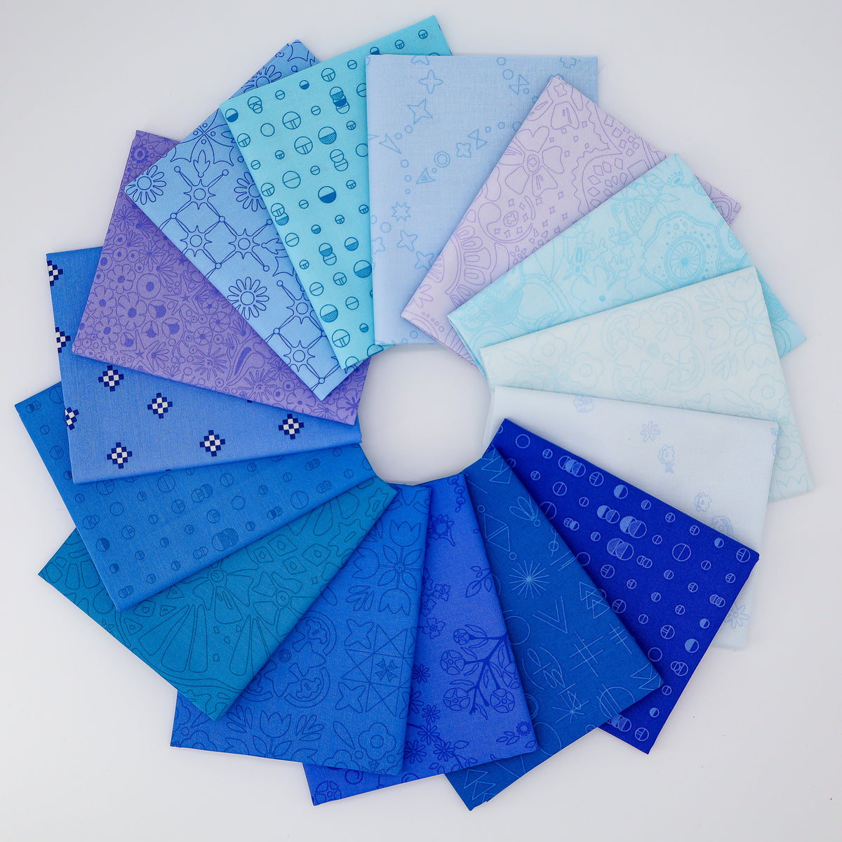Snowflake Quilt Kit - Frosted Ombre