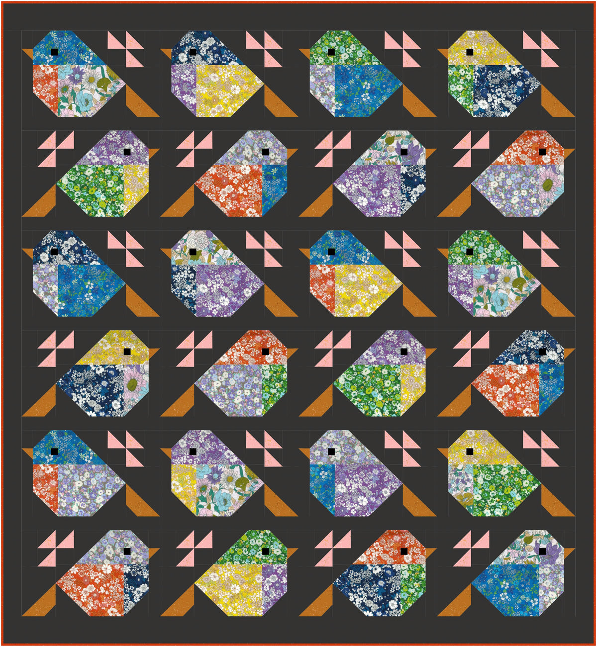 Sparrows Quilt Kit - Understory