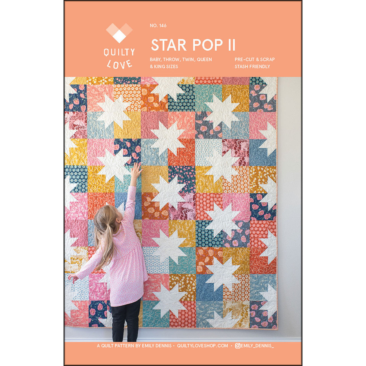 Star Pop II Quilt Pattern - Quilty Love