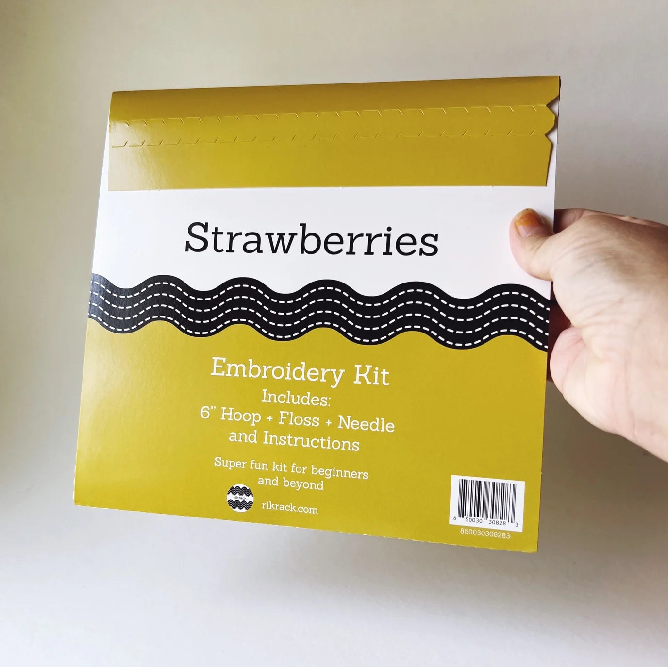 Strawberries - Beginner Embroidery Kit