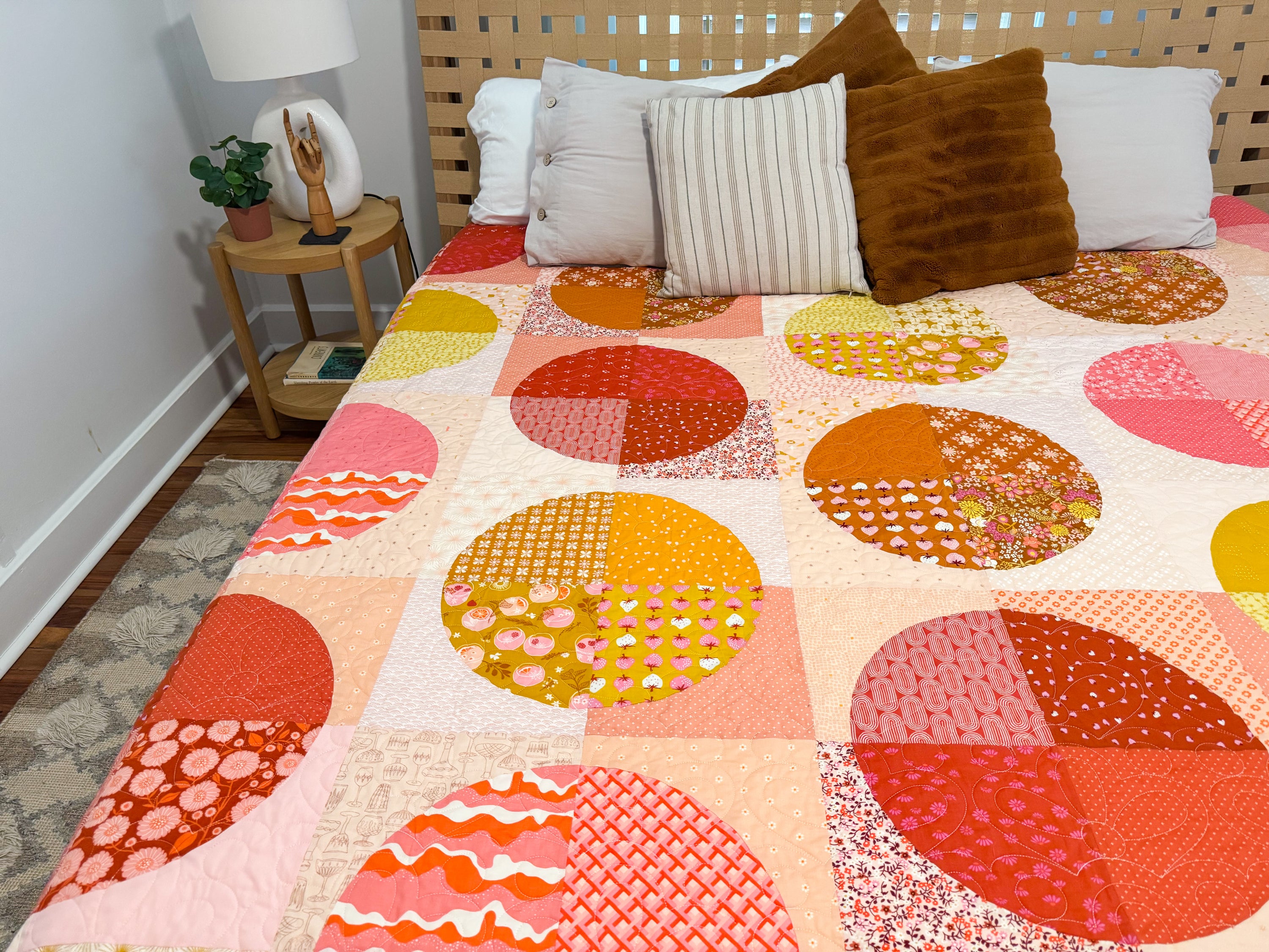 Champagne Strawberries Quilt