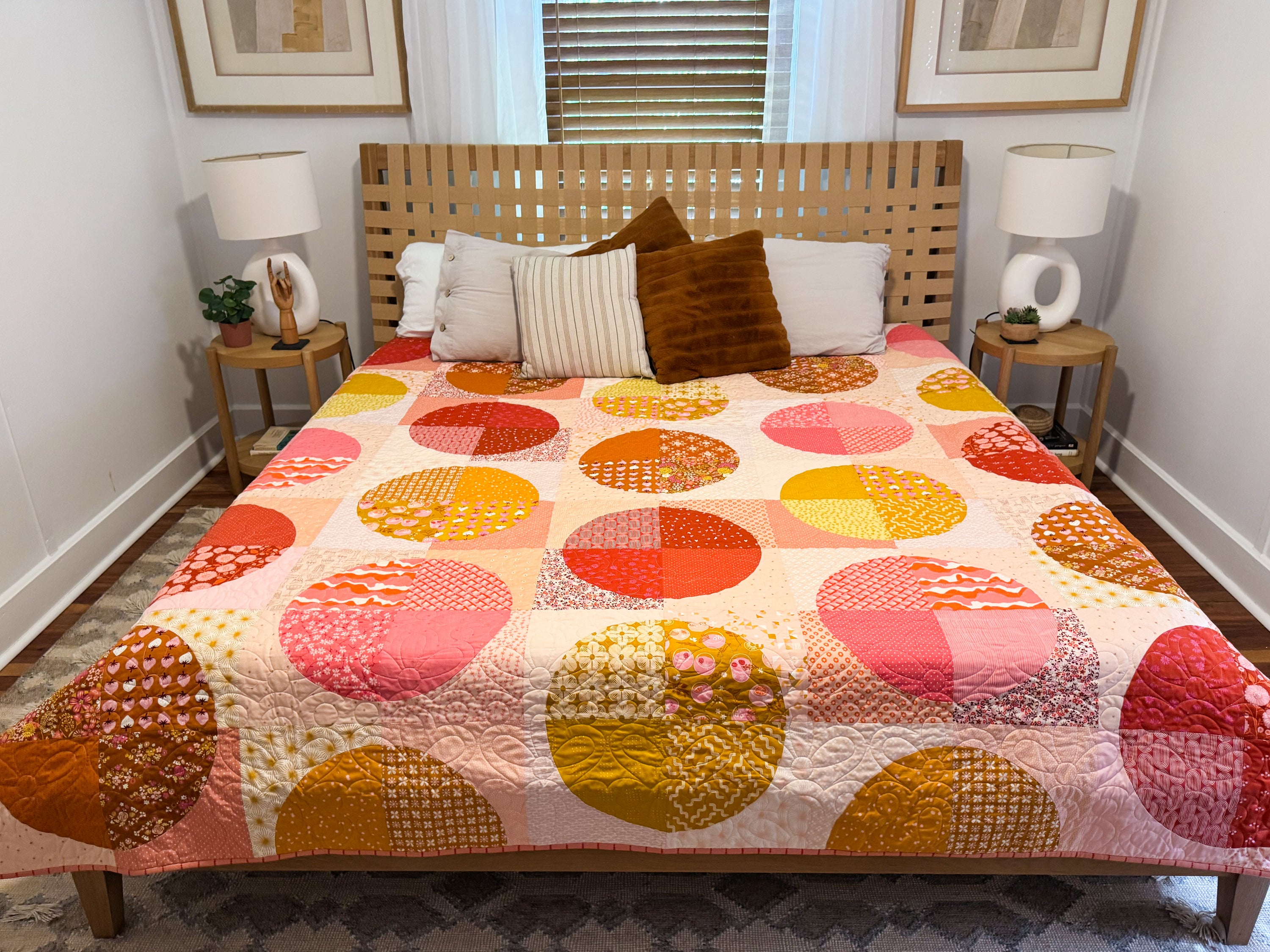 Champagne Strawberries Quilt