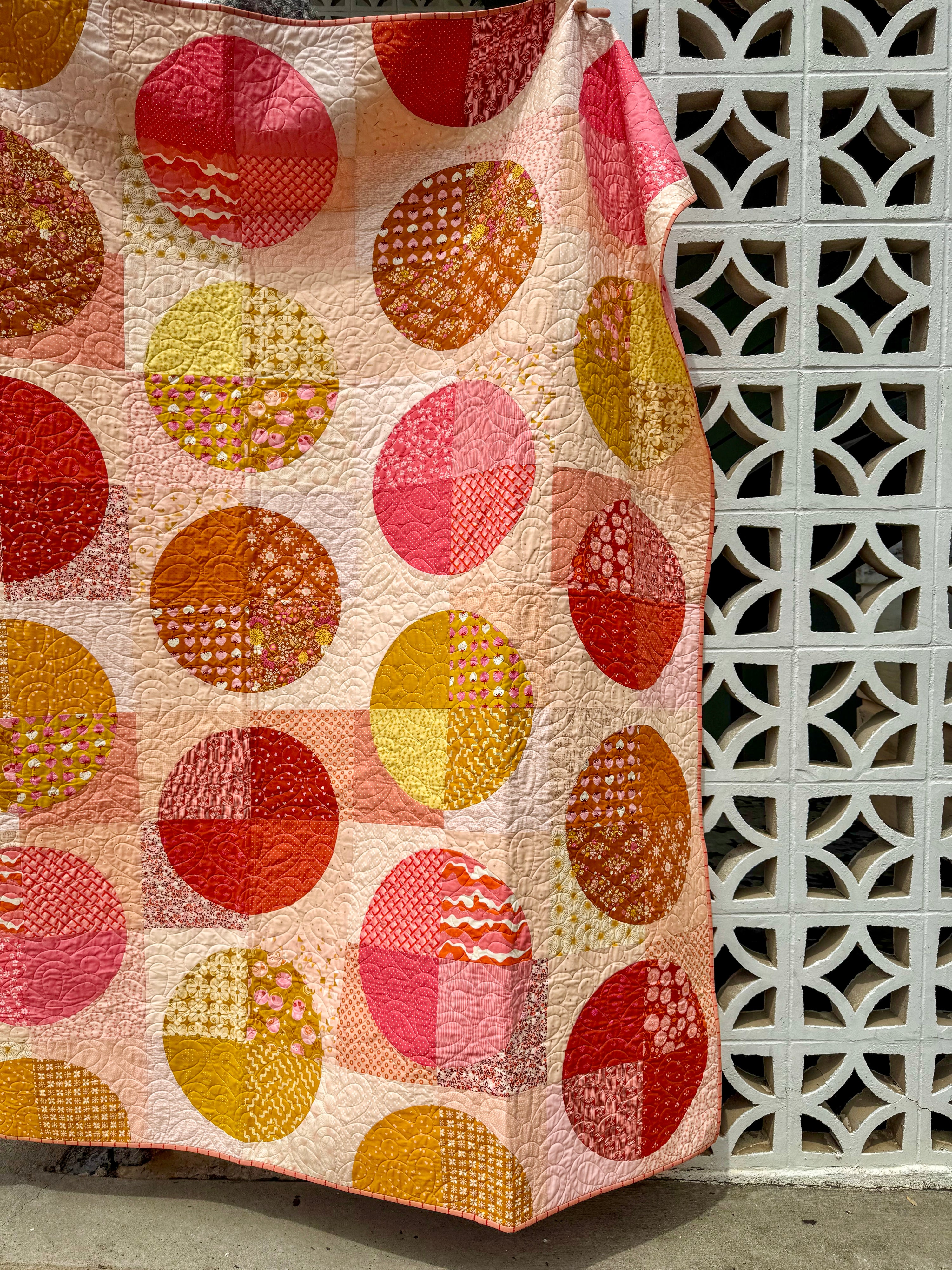 Champagne Strawberries Quilt