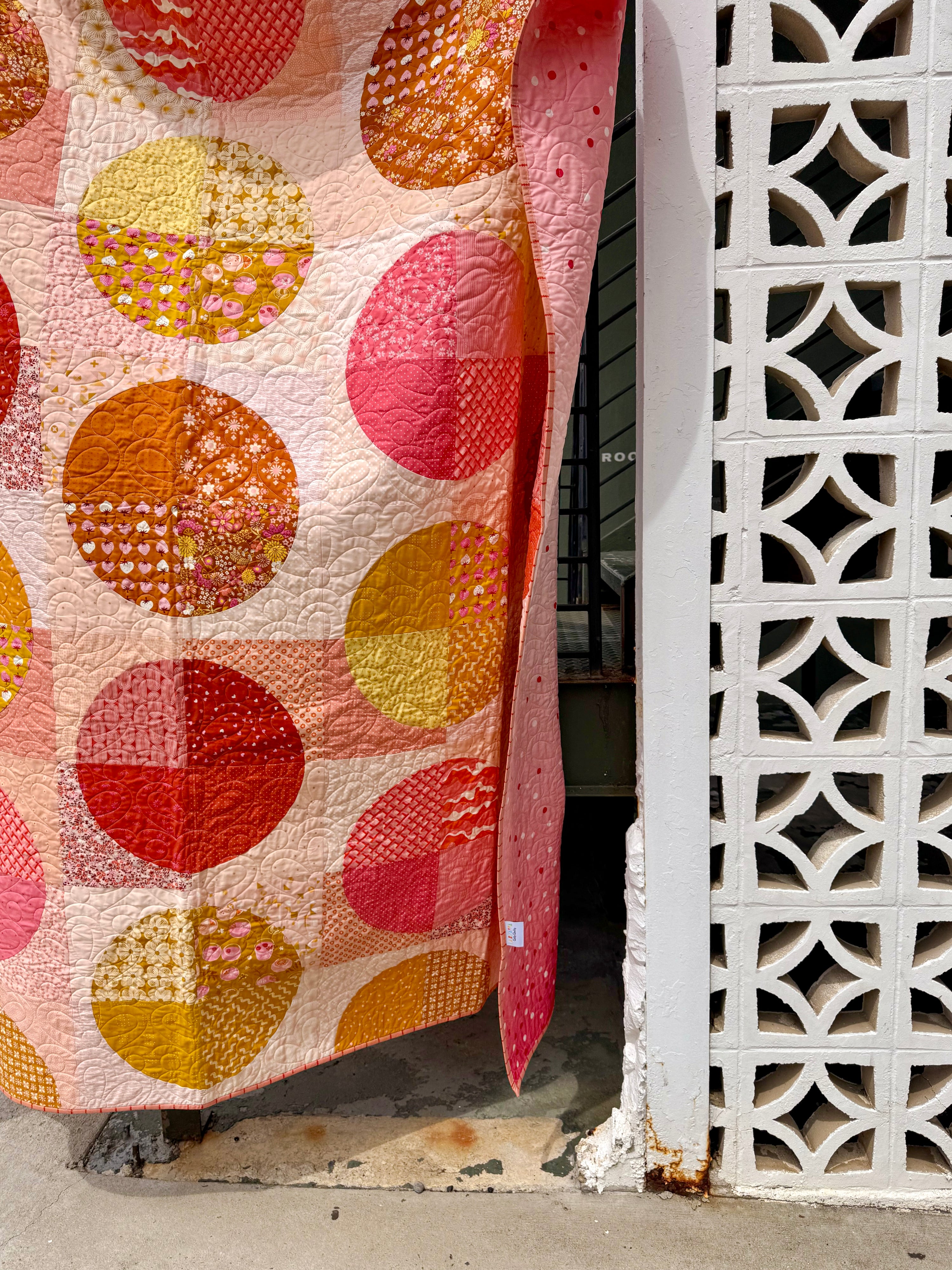 Champagne Strawberries Quilt