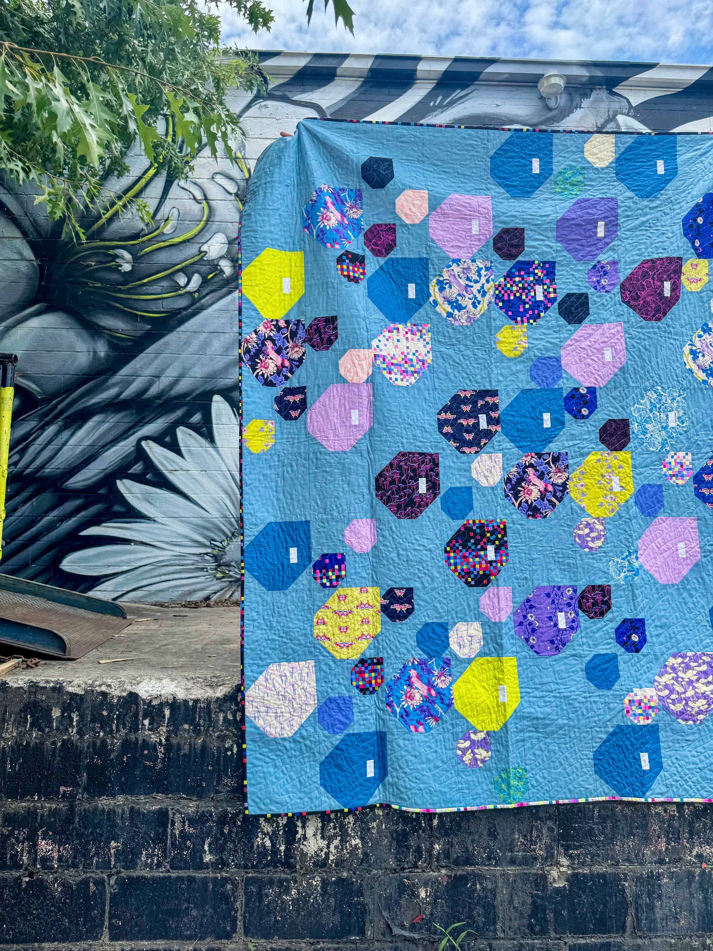 Summer Shower quilt pattern - La Bizarra Quilts
