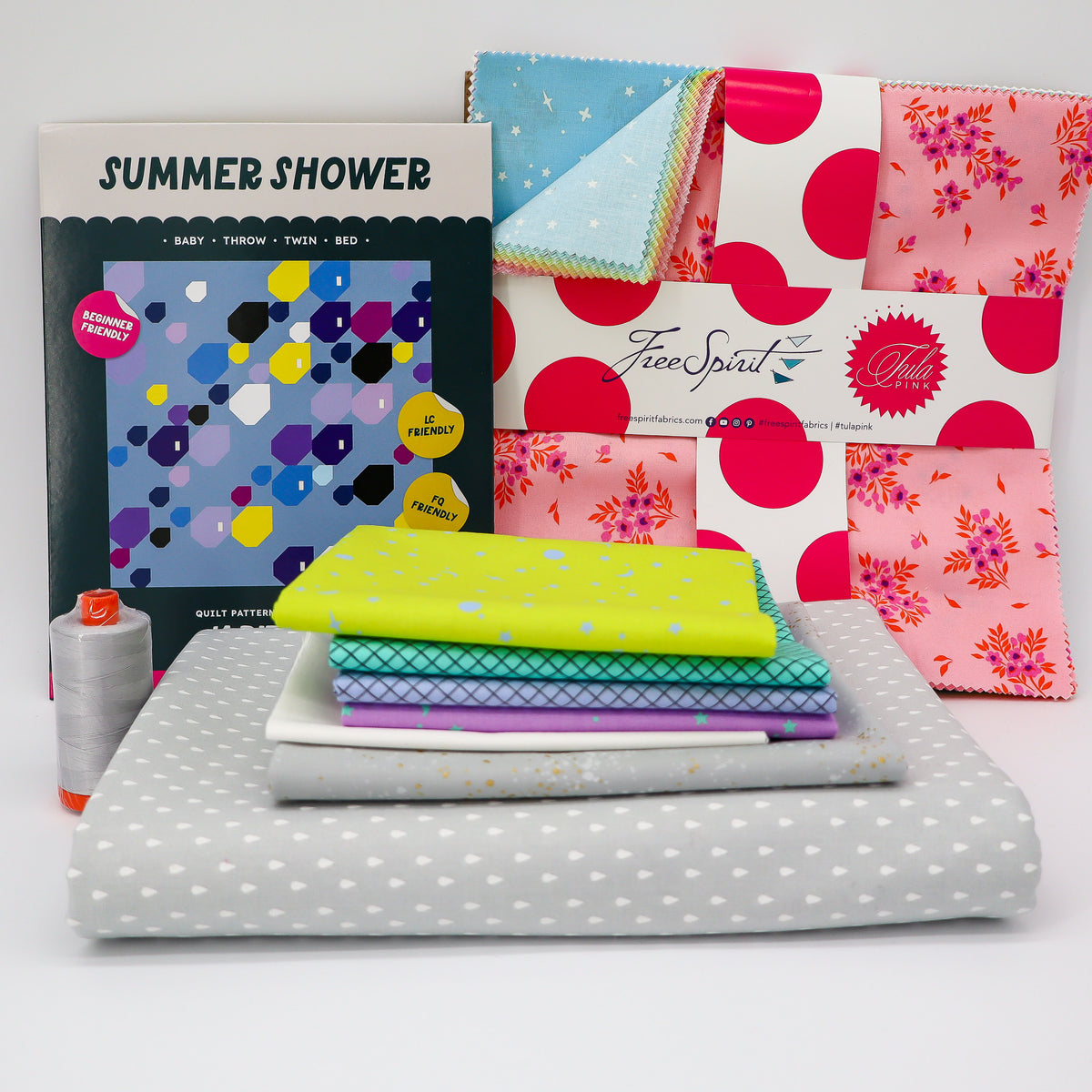 Summer Shower Quilt Kit - True Colors