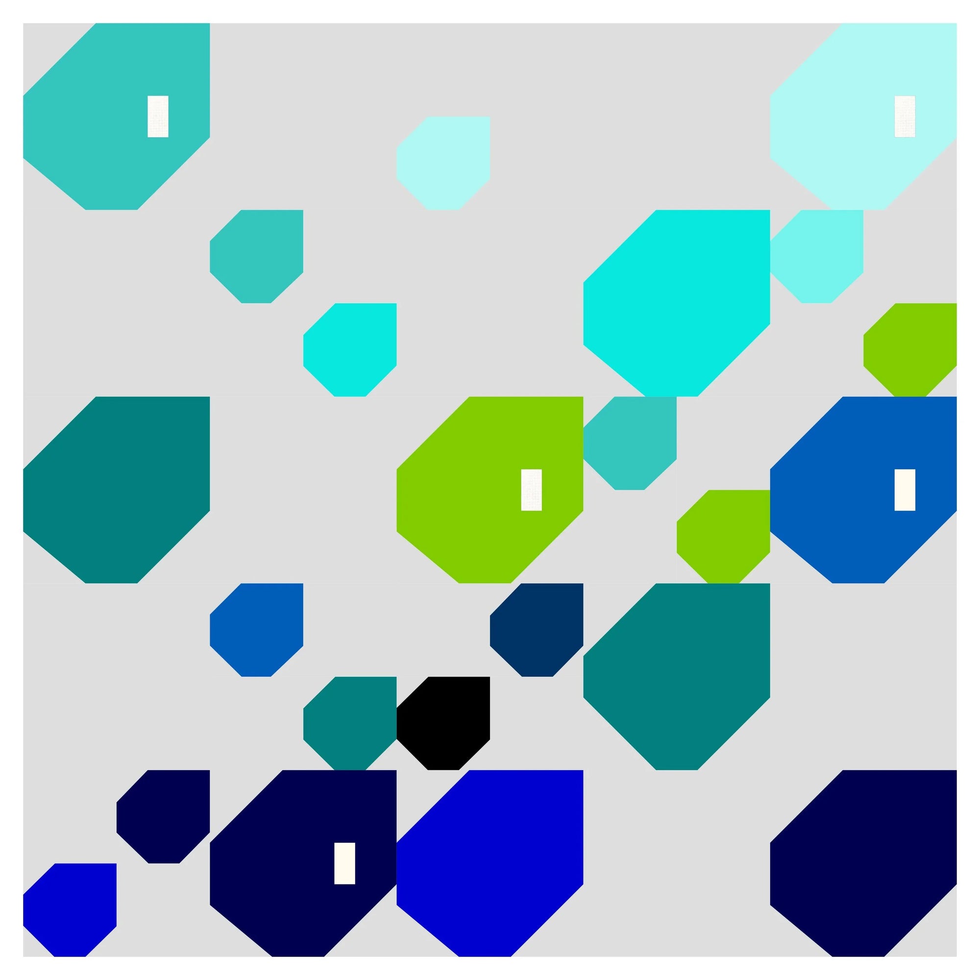 Summer Shower PDF quilt pattern