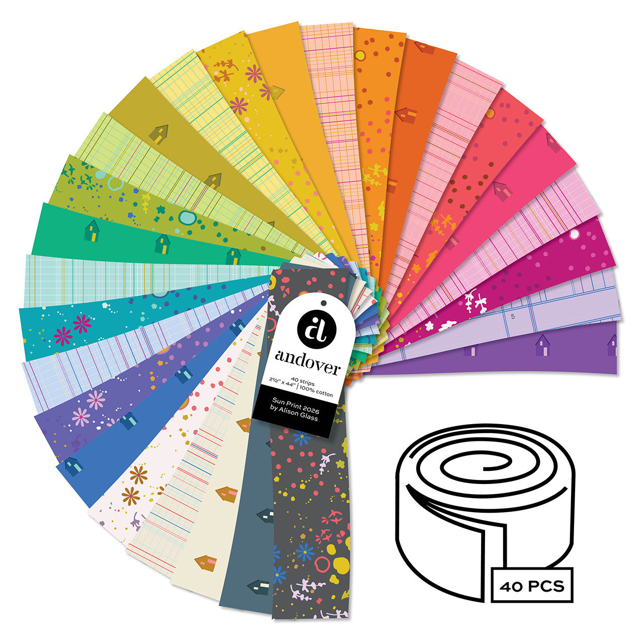 Sun Print 2026 - 2.5" strips roll