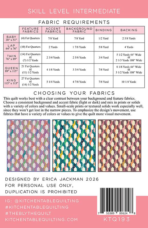 The Blythe Quilt Pattern - Kitchen Table Quilting