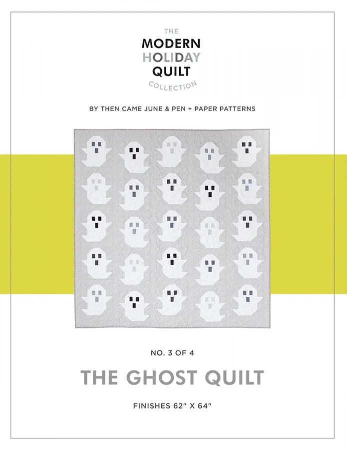 Ghost Quilt Pattern - Printed