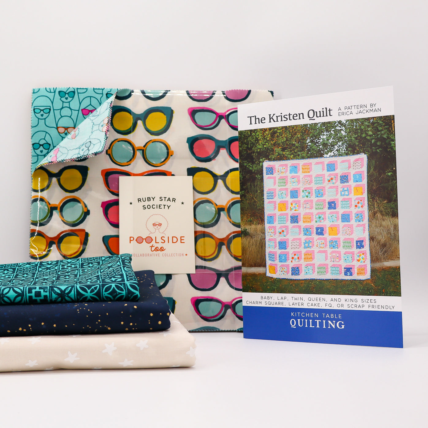 The Kristen Quilt Kit - Poolside