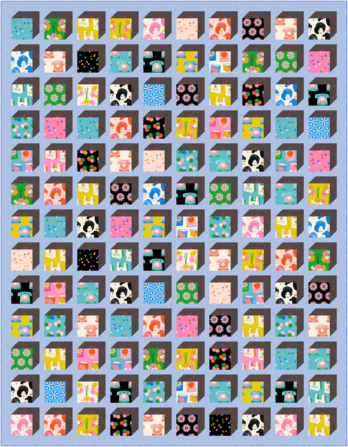 The Kristen Quilt Kit - Seltzer