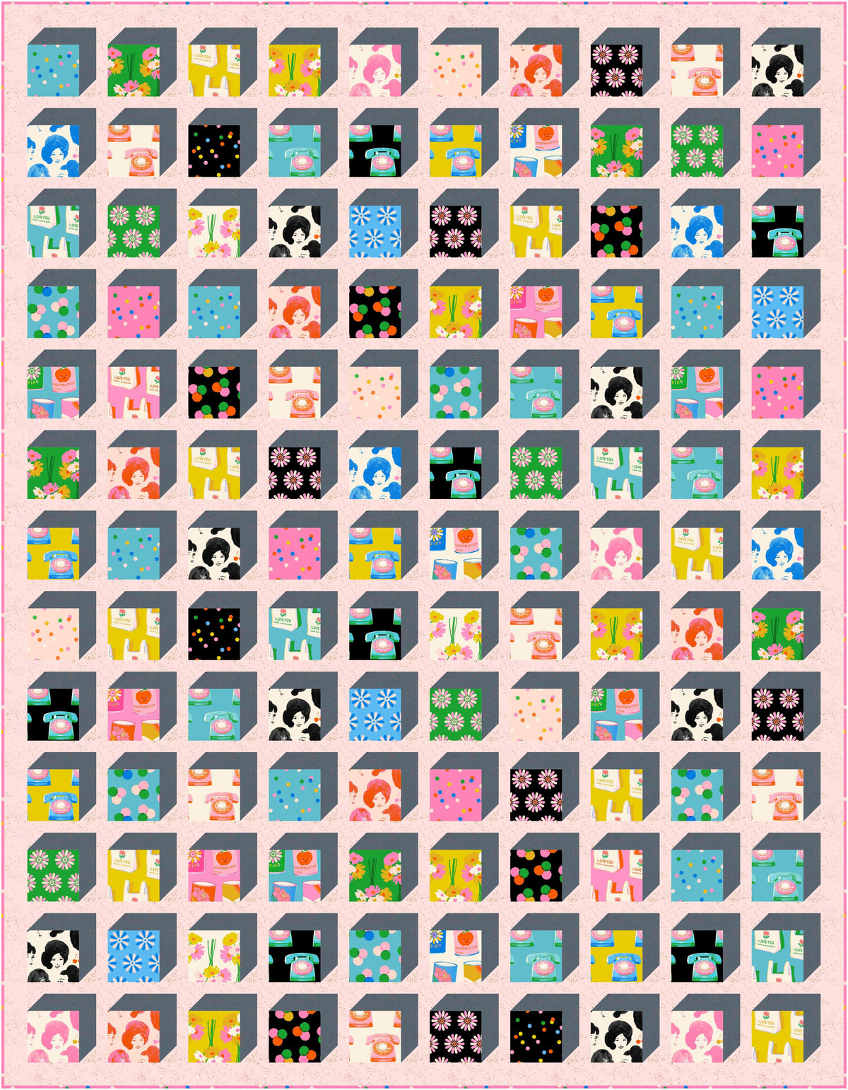 The Kristen Quilt Kit - Gumball