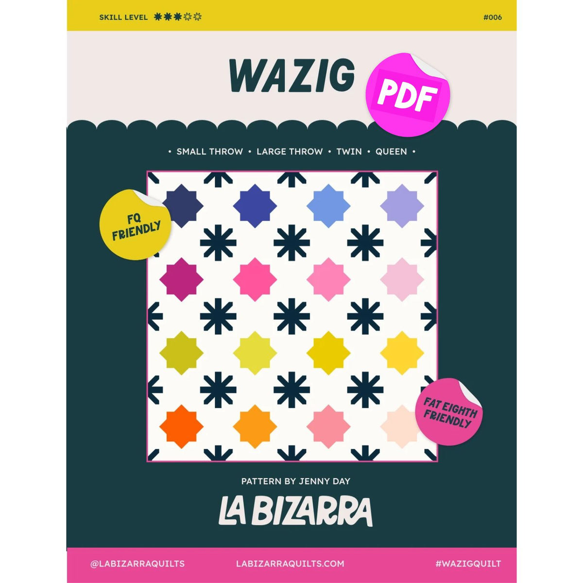 Wazig Quilt Pattern PDF VERSION