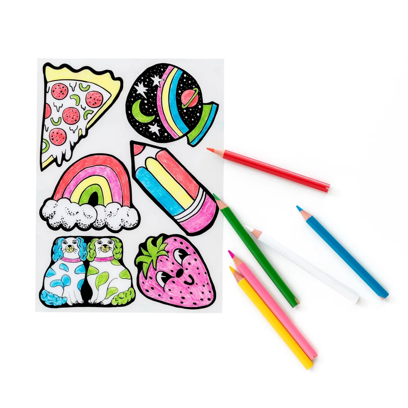 DIY Pin & Flair Kit - shrink plastic