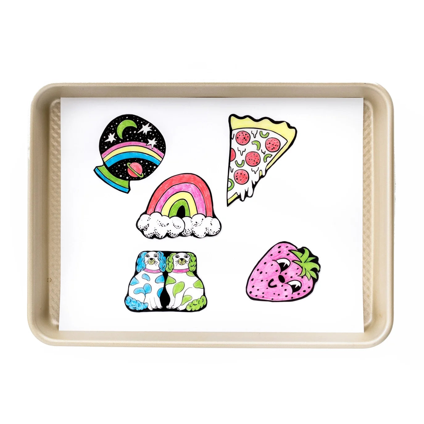 DIY Pin & Flair Kit - shrink plastic